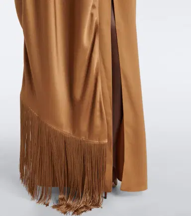 Taller Marmo Mounia caped crêpe cady gown | Thumbnail 6