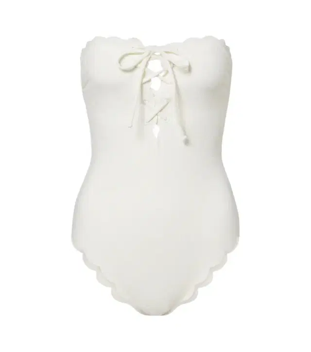 Riviera scalloped swimsuit