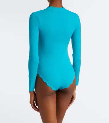 Marysia North Sea scalloped rashguard swimsuit | Thumbnail 2