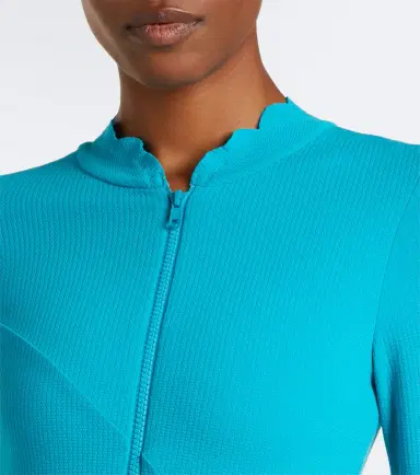 Marysia North Sea scalloped rashguard swimsuit | Thumbnail 3
