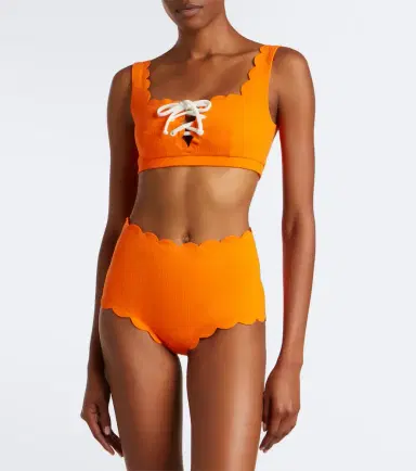Marysia Santa Monica scalloped bikini bottoms | Thumbnail 3