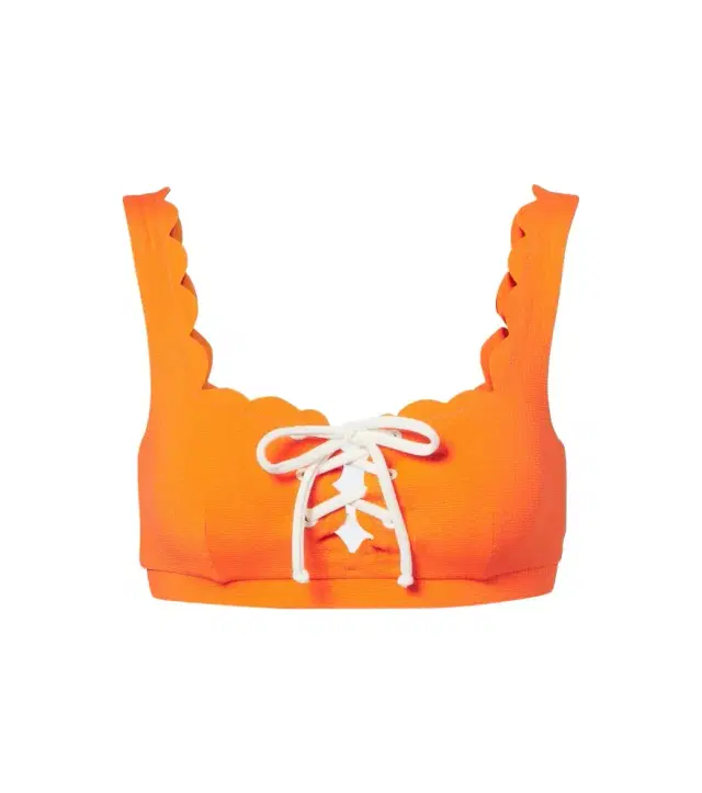 Marysia Palm Springs scalloped bikini top