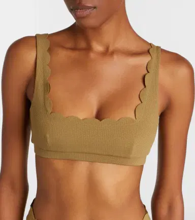 Marysia Mini Palm Springs scalloped bikini top | Thumbnail 2