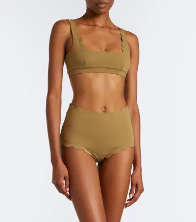 Marysia Mini Palm Springs scalloped bikini top | Thumbnail 3