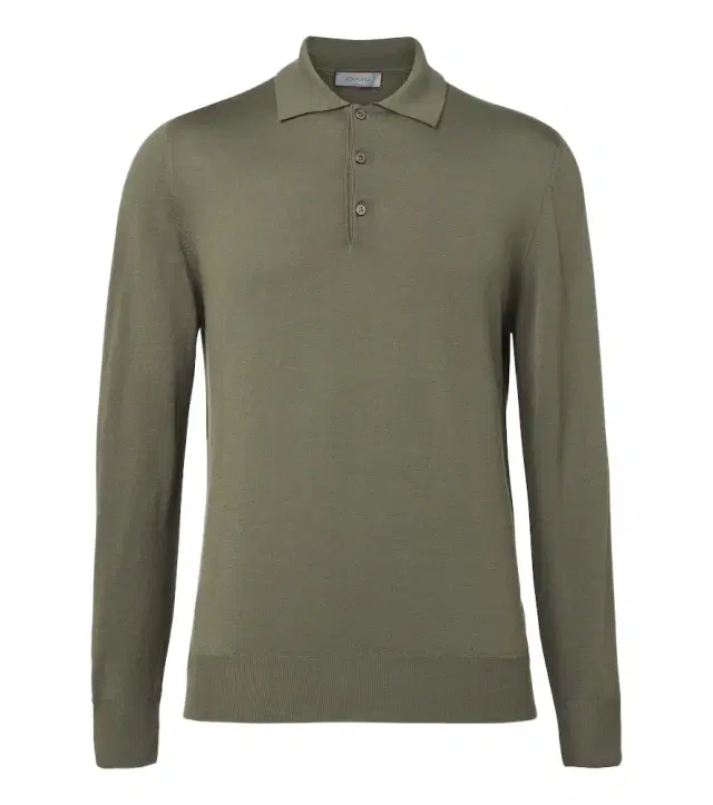 Canali Virgin wool polo sweater