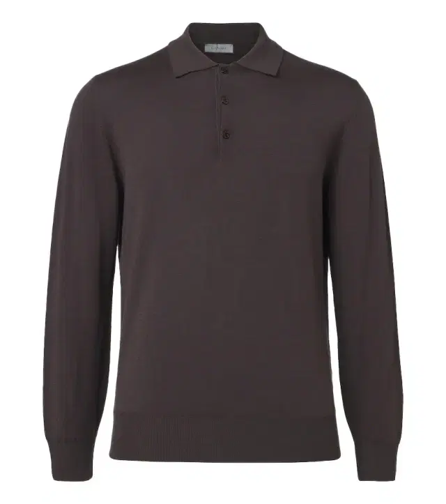 Canali Virgin wool polo sweater
