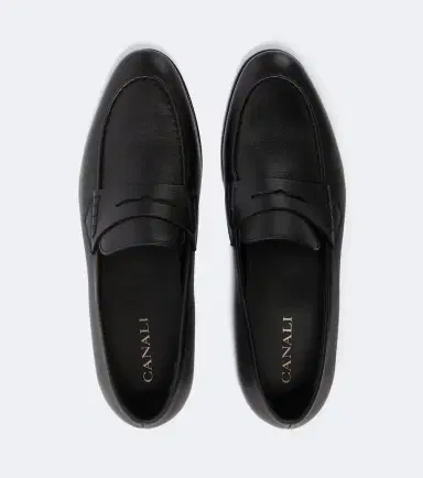 Canali Leather penny loafers | Thumbnail 6