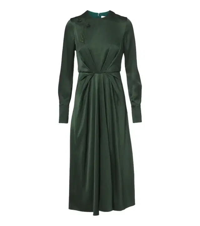 Erdem Floral-appliqué satin seersucker midi dress