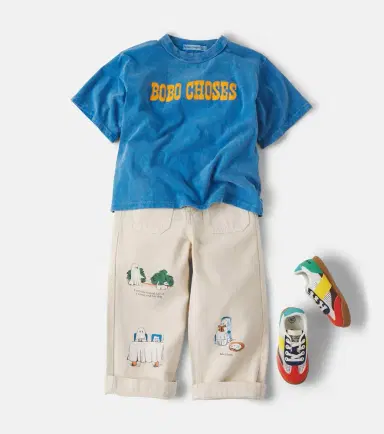 Bobo Choses Logo cotton jersey T-shirt | Thumbnail 4