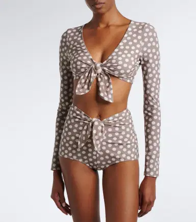 Alaïa Alaïa Polka-dot bikini | Thumbnail 3