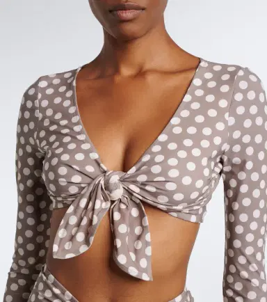 Alaïa Alaïa Polka-dot bikini | Thumbnail 5