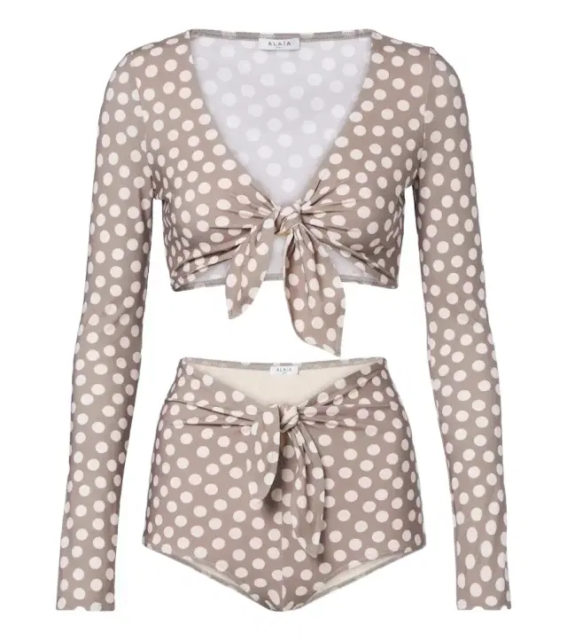 Alaïa Polka-dot bikini