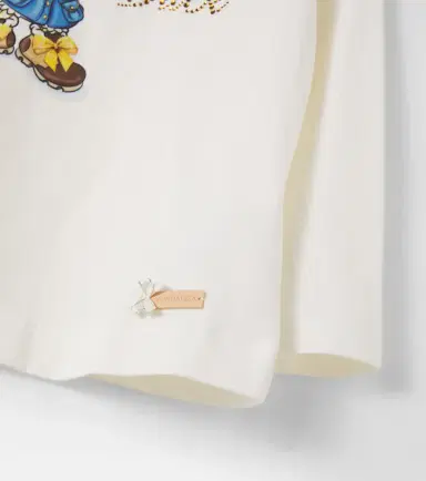 Monnalisa Cotton-blend jersey T-shirt | Thumbnail 2