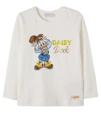 Monnalisa Cotton-blend jersey T-shirt | Thumbnail 1