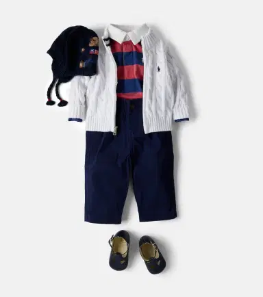 POLO RALPH LAUREN KIDS Baby Polo Bear intarsia cotton beanie | Thumbnail 4