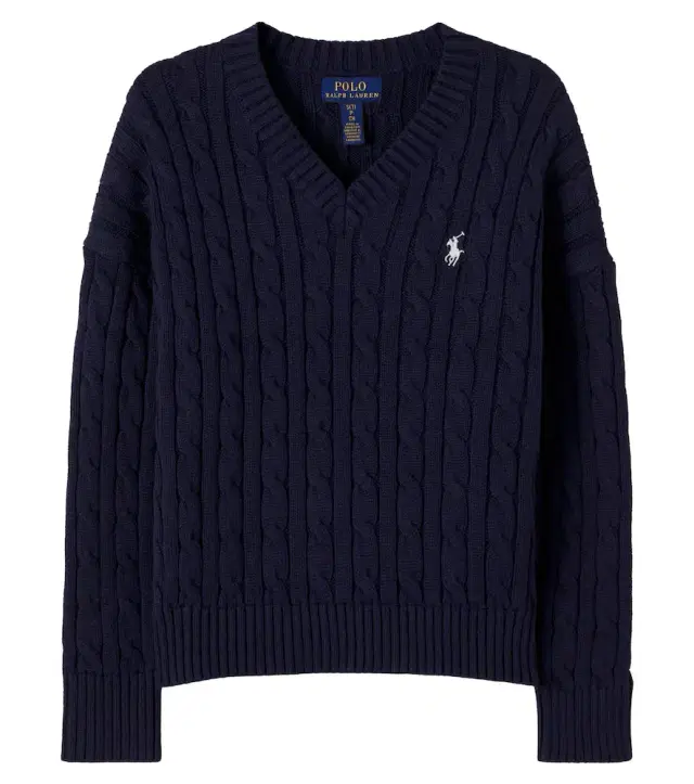 Polo Ralph Lauren Kids Cable-knit cotton sweater