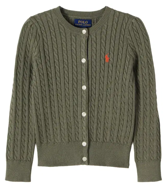 Polo Ralph Lauren Kids Cable-knit cotton cardigan