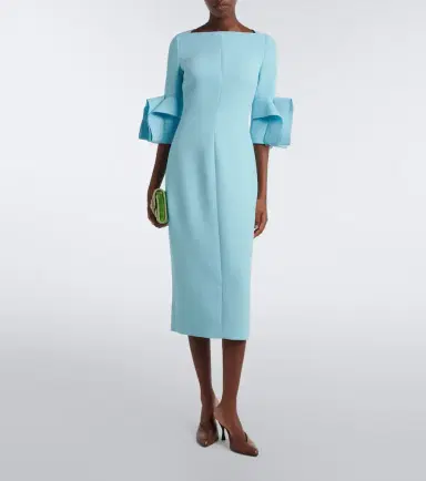 Roksanda Eryl cady midi dress | Thumbnail 3 Roksanda Eryl cady midi dress | Thumbnail 3