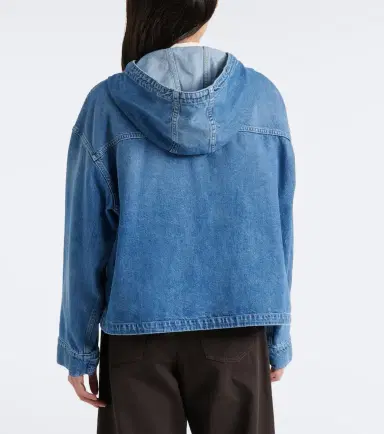 Moncler Ecrevisse layered denim down jacket | Thumbnail 5 Moncler Ecrevisse layered denim down jacket | Thumbnail 5