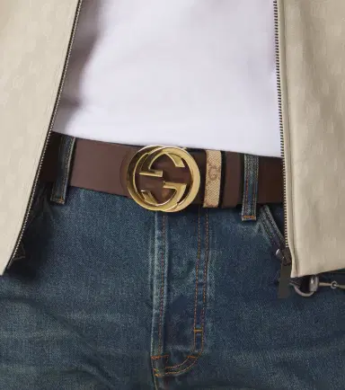 Gucci GG canvas reversible belt | Thumbnail 5