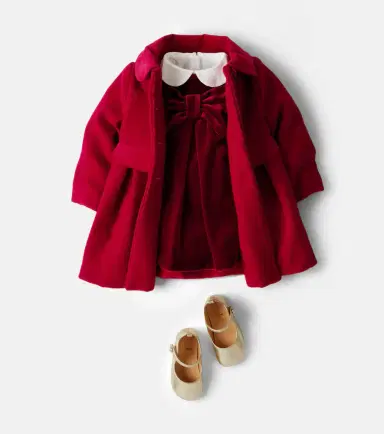Patachou Bow-detail velvet dress | Thumbnail 5