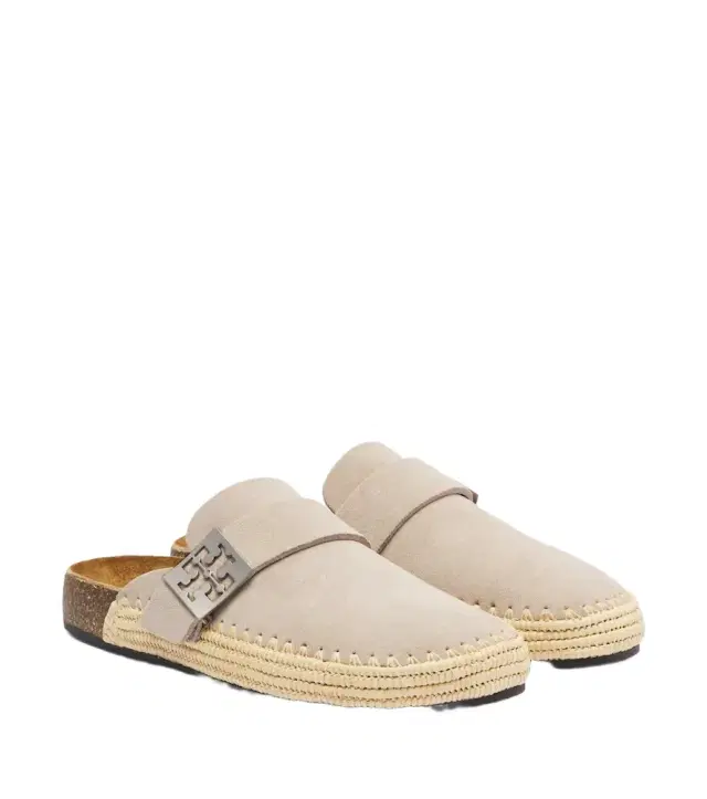 Tory Burch Mellow woven suede clogs