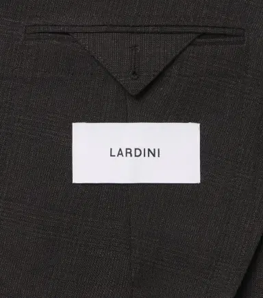 Lardini Checked double-breasted virgin wool suit | Thumbnail 2
