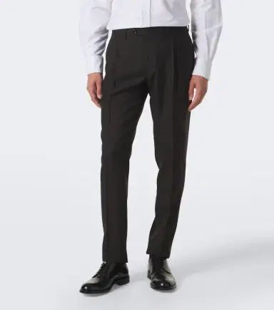 Lardini Checked double-breasted virgin wool suit | Thumbnail 4