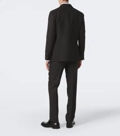 Lardini Checked double-breasted virgin wool suit | Thumbnail 7