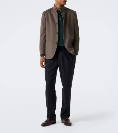 Rubinacci Pleated virgin wool tapered pants | Thumbnail 5 Rubinacci Pleated virgin wool tapered pants | Thumbnail 5