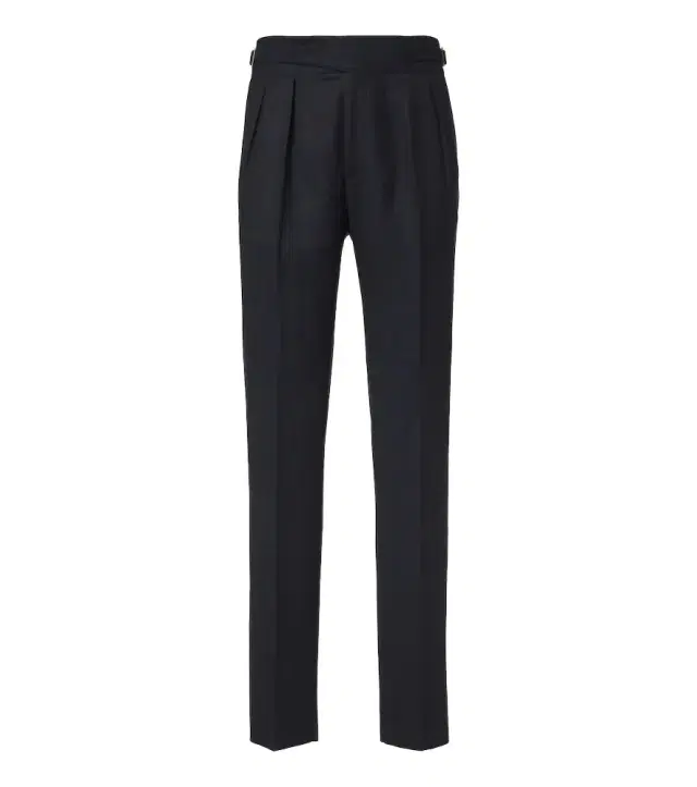 Rubinacci Pleated virgin wool tapered pants