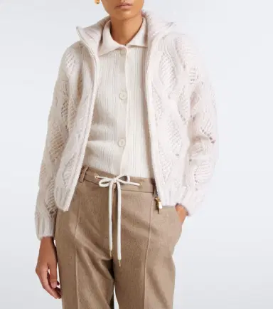 ELEVENTY Mohair and silk zip-up cardigan | Thumbnail 2 ELEVENTY Mohair and silk zip-up cardigan | Thumbnail 2