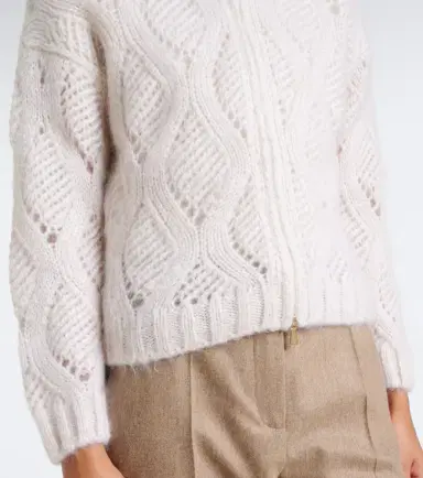 ELEVENTY Mohair and silk zip-up cardigan | Thumbnail 4 ELEVENTY Mohair and silk zip-up cardigan | Thumbnail 4