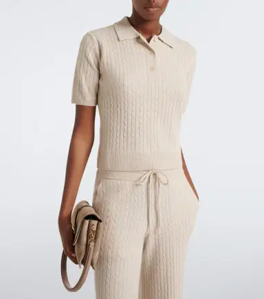 ELEVENTY Cable-knit cashmere polo shirt | Thumbnail 5 ELEVENTY Cable-knit cashmere polo shirt | Thumbnail 5