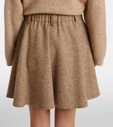 Brunello Cucinelli Monili wool-blend miniskirt | Thumbnail 4