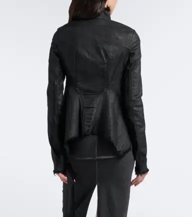 Rick Owens DRKSHDW Naska Gary cotton-blend denim jacket | Thumbnail 2 Rick Owens DRKSHDW Naska Gary cotton-blend denim jacket | Thumbnail 2