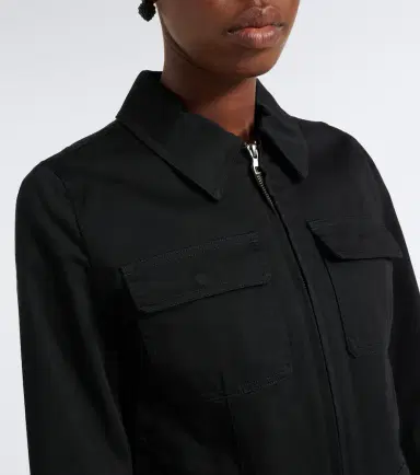 Vince Cropped cotton jacket | Thumbnail 3 Vince Cropped cotton jacket | Thumbnail 3