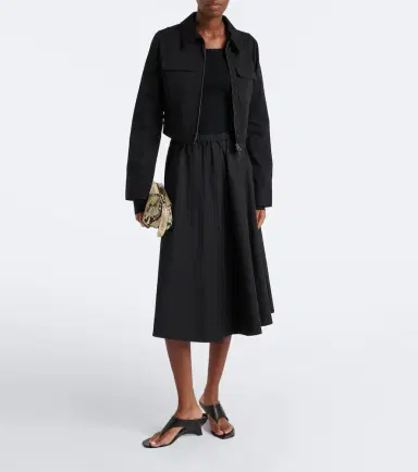 Vince Cropped cotton jacket | Thumbnail 7 Vince Cropped cotton jacket | Thumbnail 7
