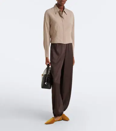 Vince Crinkled plissé balloon pants | Thumbnail 5