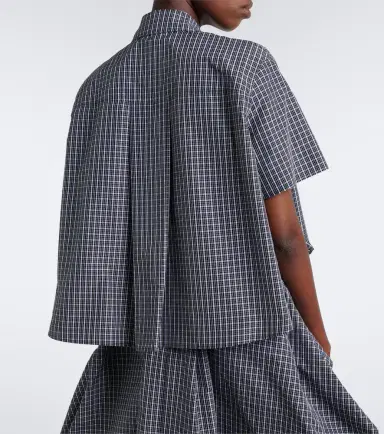 Loewe Checked cotton-blend shirt | Thumbnail 4 Loewe Checked cotton-blend shirt | Thumbnail 4