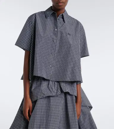 Loewe Checked cotton-blend shirt | Thumbnail 5 Loewe Checked cotton-blend shirt | Thumbnail 5