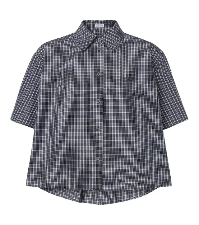 Loewe Checked cotton-blend shirt