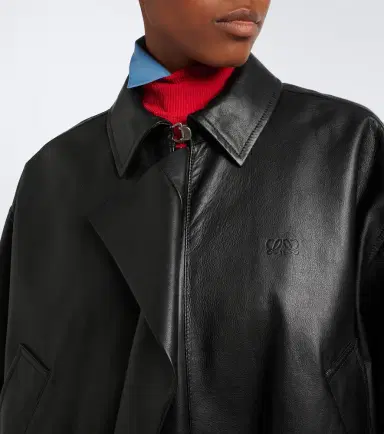 Loewe Leather blouson jacket | Thumbnail 6