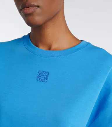 Loewe Asymmetric cotton-blend T-shirt | Thumbnail 2 Loewe Asymmetric cotton-blend T-shirt | Thumbnail 2