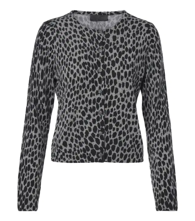 Nili Lotan Keelah leopard-print cashmere cardigan