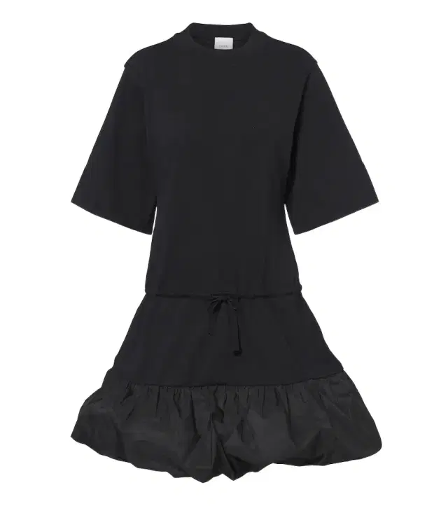 Patou Faille-trimmed cotton minidress