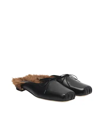 Simone Rocha Leather mules | Thumbnail 1 Simone Rocha Leather mules | Thumbnail 1