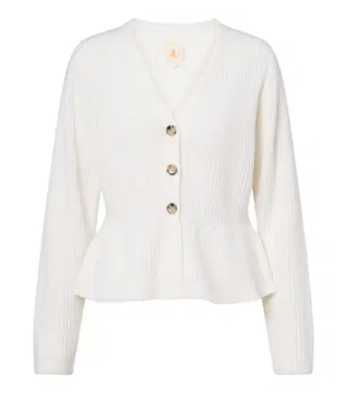 Jardin des Orangers Peplum wool and cashmere cardigan | Thumbnail 1