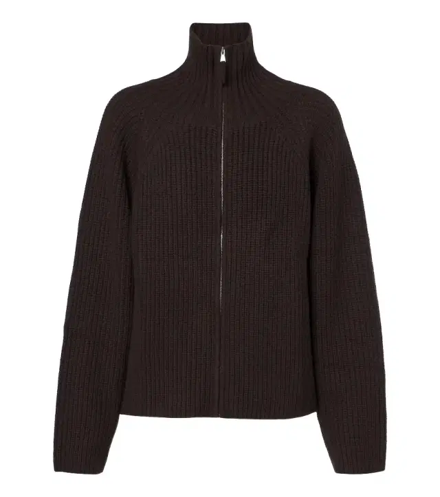 Jardin des Orangers Wool and cashmere zip-up cardigan