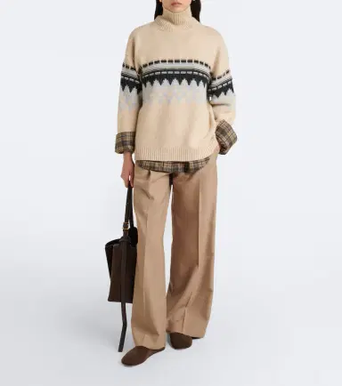 Jardin des Orangers Fair Isle cashmere sweater | Thumbnail 2